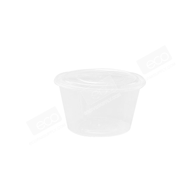 กล่องกลมใส 1250ml (L-1250) พร้อมฝา (50 ชุด/แพค)