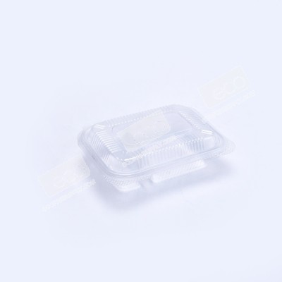 กล่องอาหาร PP ใส 2 ช่อง 650 กรัม (FPC) ฝาในตัว 21g (25 ชิ้น/แพค) กล่องอาหาร PP ใส 2 ช่อง 650 กรัม (FPC) ฝาในตัว 21g (25 ชิ้น/แพค)