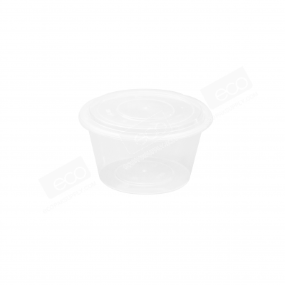 กล่องกลมใส PP ใส 1250 ml + ฝา GS-1500 (30 ชุด/แพค)