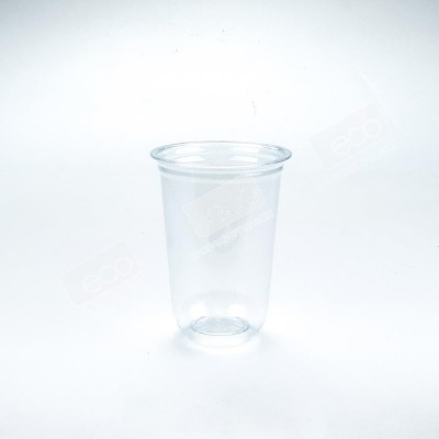 แก้วพลาสติก PET ทรง U (แคปซูล) 20oz. #98(50ชิ้น/แพค)