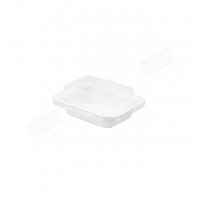 กล่องขนมปังนมโสด สีขาว ไซส์เล็ก (20ชุด/แพค)