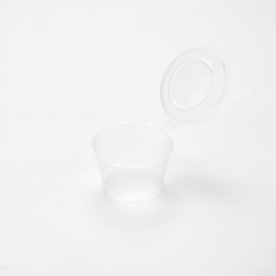 **ยกลัง** ถ้วยซอสรักษ์โลก+ฝาในตัว ขนาด 3 oz (1000 ชิ้น)