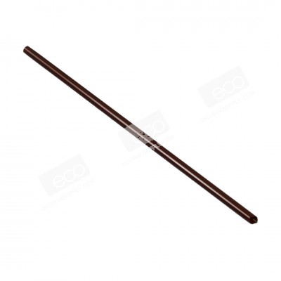 **ยกลัง** หลอดตรงพลาสติกปลายเเหลม สีน้ำตาล ห่อซองฟิล์ม # 6x210mm. (5000ชิ้น/ลัง)