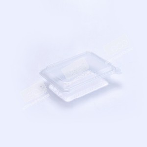 กล่องอาหาร PP ใส 650 กรัม (NPP) ฝาในตัว (25 ชิ้น/แพค)