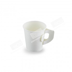 แก้วกระดาษร้อนเฟสท์ สีขาวติดหู 6.5 oz.(50ชิ้น/แพค)