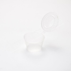 **ยกลัง** ถ้วยซอสรักษ์โลก+ฝาในตัว ขนาด 3 oz (1000 ชิ้น)
