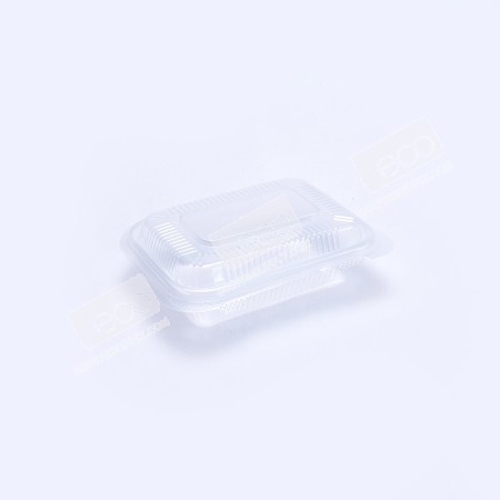กล่องอาหาร PP ใส 650 กรัม (FPC) ฝาในตัว 21g (25 ชิ้น/แพค)