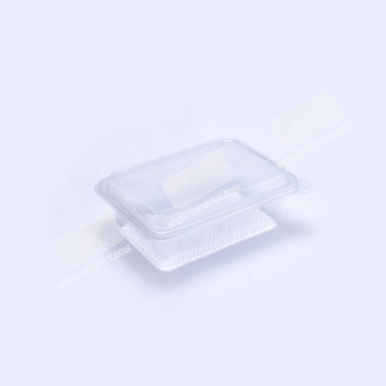 กล่องอาหาร PP ใส 750 กรัม (NPP) ฝาในตัว (25 ชิ้น/แพค)