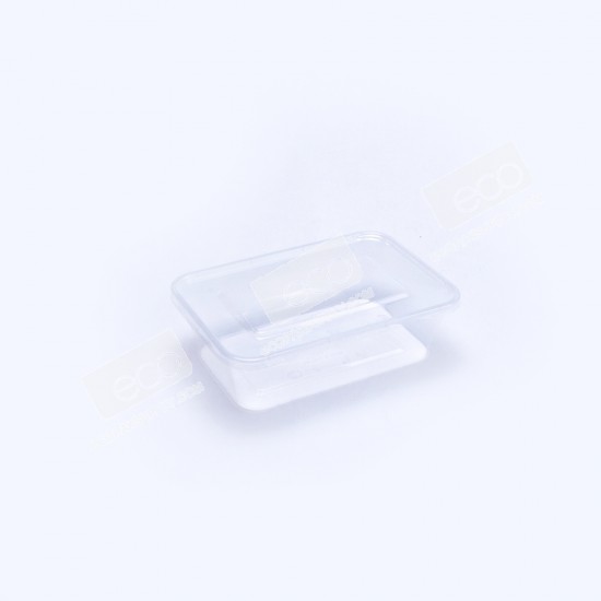 กล่องอาหาร PP ใส 640 ml + ฝา eici (EP) (25 ชุด/แพค)