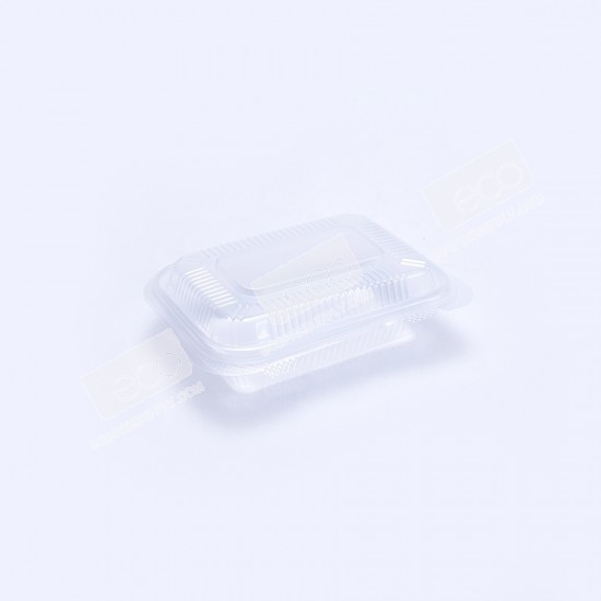 กล่องอาหาร PP ใส 650 กรัม (FPC) ฝาในตัว 21g(25ชิ้น/แพค)