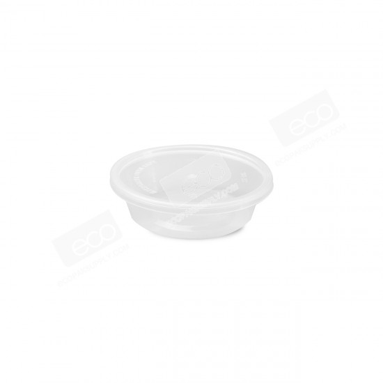 กล่องอาหารทรงกลม PP ใส 220 ml (SK-8) (25 ชุด/แพค)