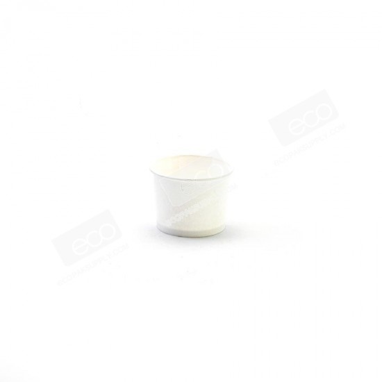 ถ้วยไอศครีม/ถ้วยซุป สีขาว 4 oz (ไม่รวมฝา) (50 ชิ้น/แพค)