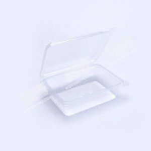 กล่องอาหาร PP ใส 650 กรัม (NPP) ฝาในตัว (25 ชิ้น/แพค)