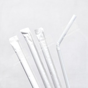 **ยกลัง** หลอดงอสีขาว 0.6*21 cm. ห่อซองกระดาษสีขาว ปลาคาร์ฟแดง (5000 ชิ้น)