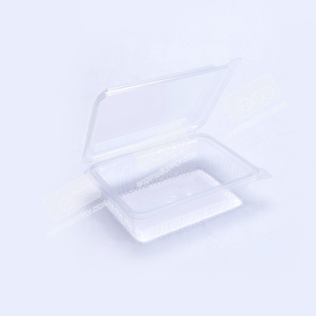 กล่องอาหาร PP ใส 650 กรัม (NPP) ฝาในตัว (25 ชิ้น/แพค)