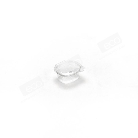 ถ้วยน้ำจิ้ม 1 oz. ฝาในตัว PET (SC)(50ชิ้น/แพค)