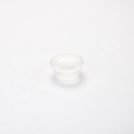 ถ้วยซอสรักษ์โลก+ฝาในตัว ขนาด 1.5 oz (50 ชิ้น/แพค)