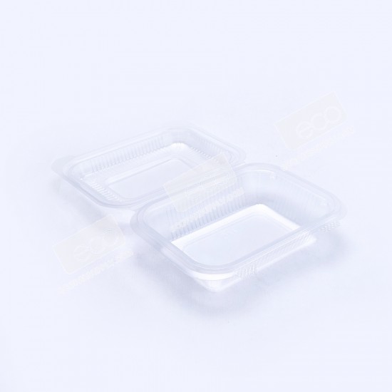 กล่องอาหาร PP ใส 650 กรัม (FPC) ฝาในตัว 21g(25ชิ้น/แพค)