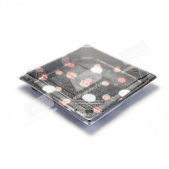 กล่องอาหารญีปุ่น HIPS-Kamon SUSHI4.0 + ฝา OPS (50ชุด/แพค)