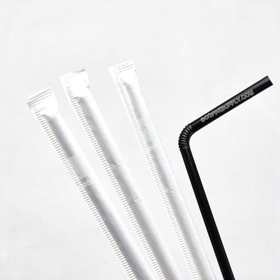 **ยกลัง** หลอดงอสีดำ 0.6*21 cm.ห่อกระดาษ ปลาคาร์ฟแดง (5000 ชิ้น)
