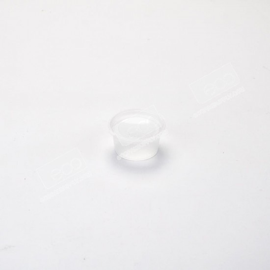 ถ้วยซอสรักษ์โลก+ฝาในตัว ขนาด 1 oz (50 ชิ้น/แพค)